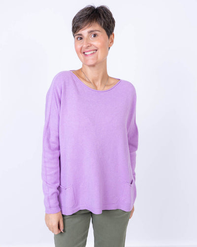 MAGLIONE GIGLIO LILLA