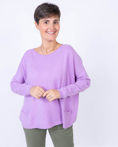 MAGLIONE GIGLIO LILLA
