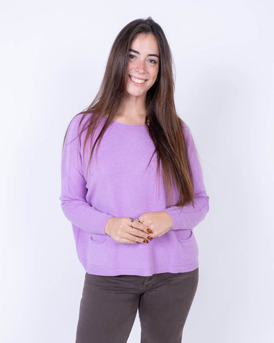 MAGLIONE GIGLIO LILLA