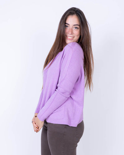 MAGLIONE GIGLIO LILLA