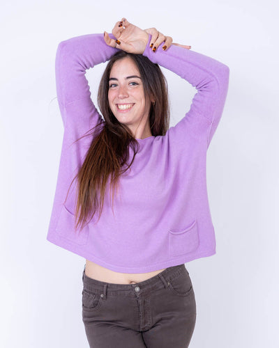 MAGLIONE GIGLIO LILLA