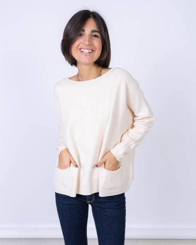 MAGLIONE GIGLIO PANNA