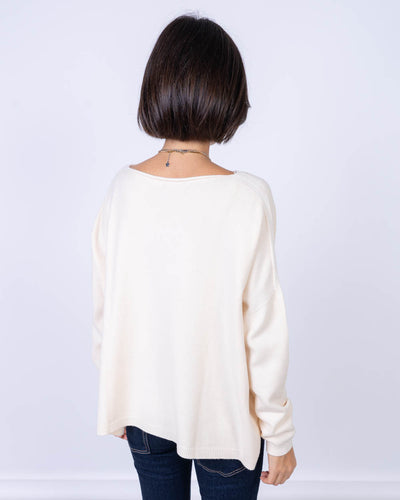 MAGLIONE GIGLIO PANNA