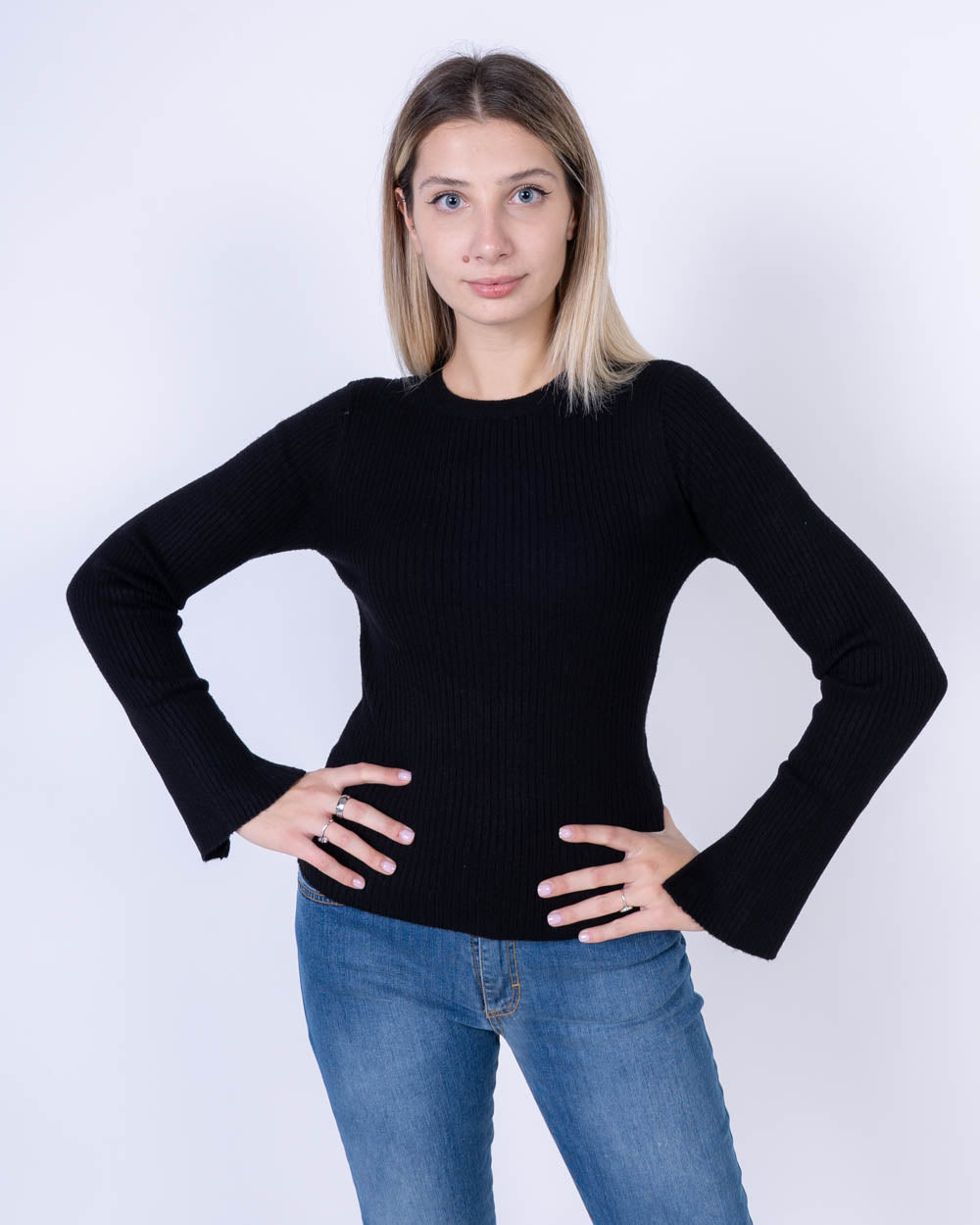 MAGLIONE GOLD NERO