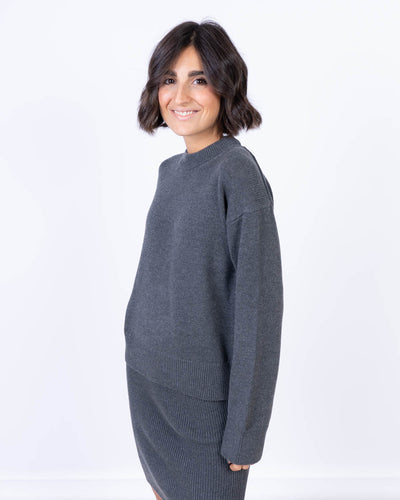 MAGLIONE HALDIES GRIGIO SCURO
