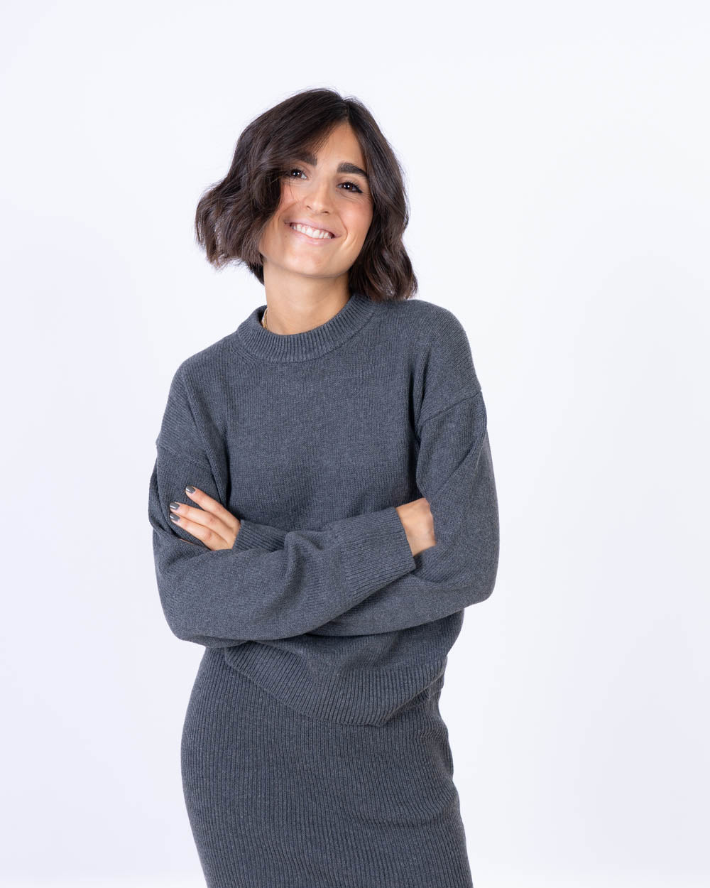 MAGLIONE HALDIES GRIGIO SCURO
