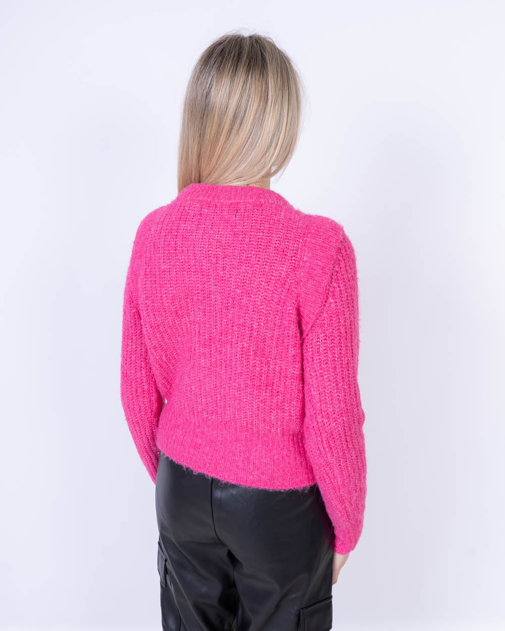 MAGLIONE HAZEL FUXIA