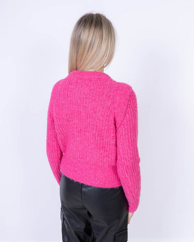 MAGLIONE HAZEL FUXIA