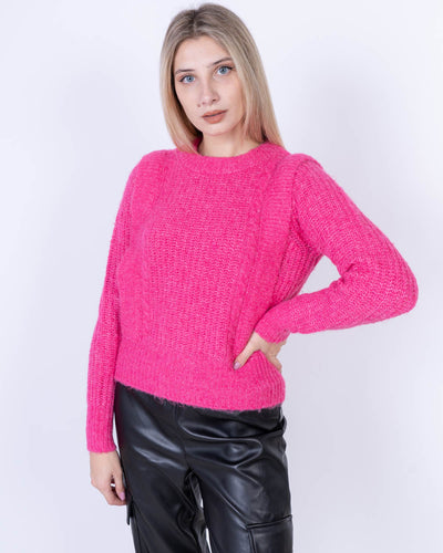 MAGLIONE HAZEL FUXIA