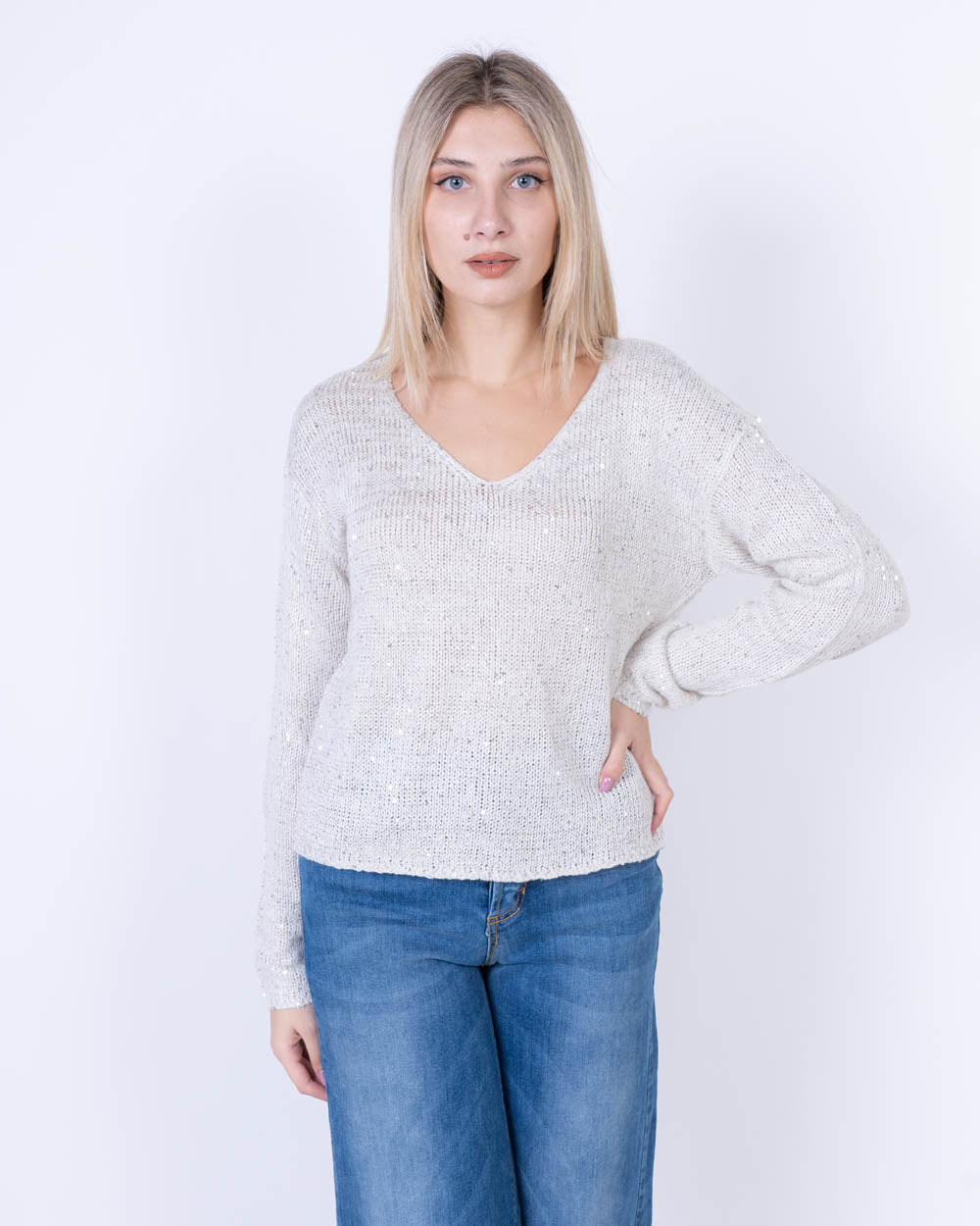 MAGLIONE LEILANI PANNA