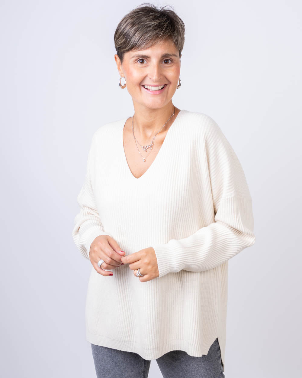 MAGLIONE MAG PANNA