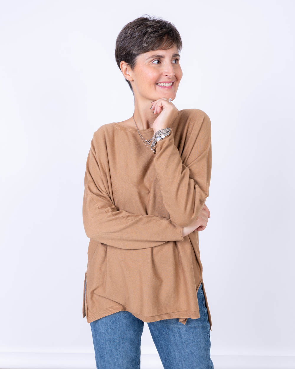MAGLIONE MALVA CAMMELLO
