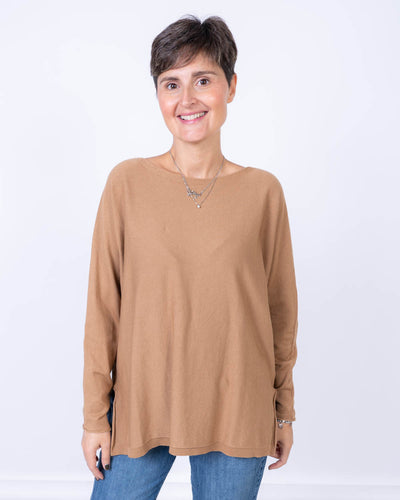MAGLIONE MALVA CAMMELLO
