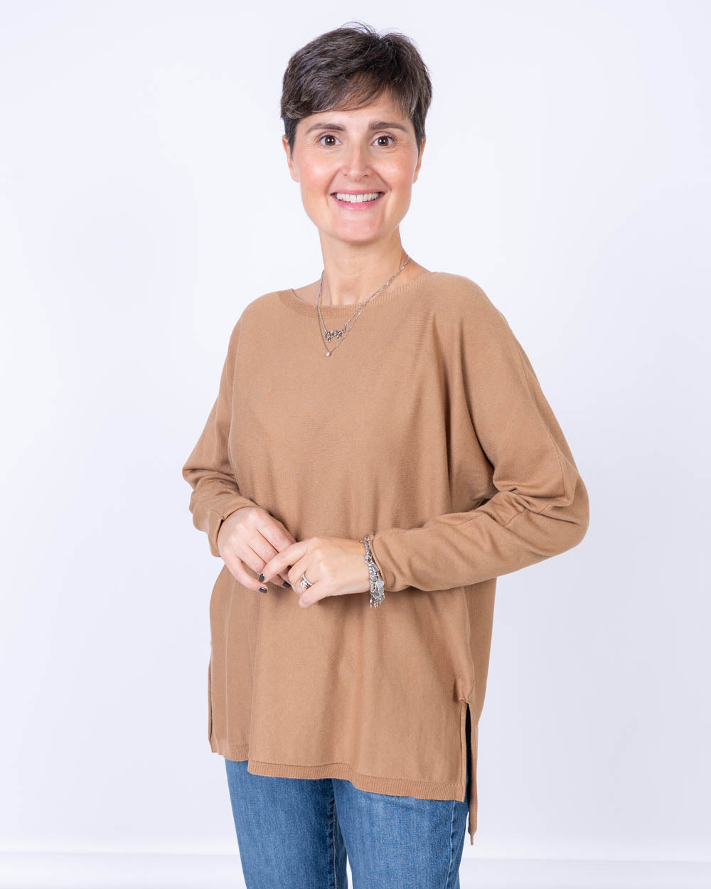 MAGLIONE MALVA CAMMELLO