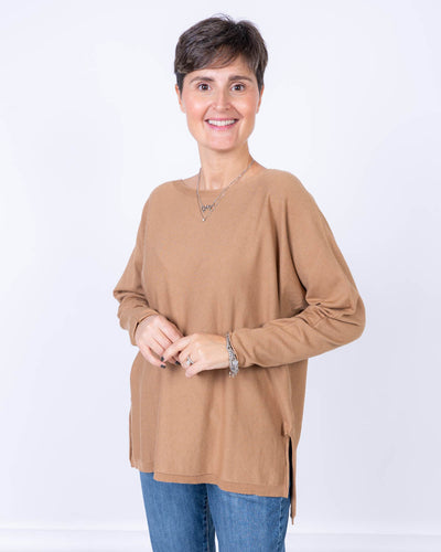 MAGLIONE MALVA CAMMELLO