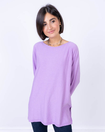 MAGLIONE MALVA LILLA