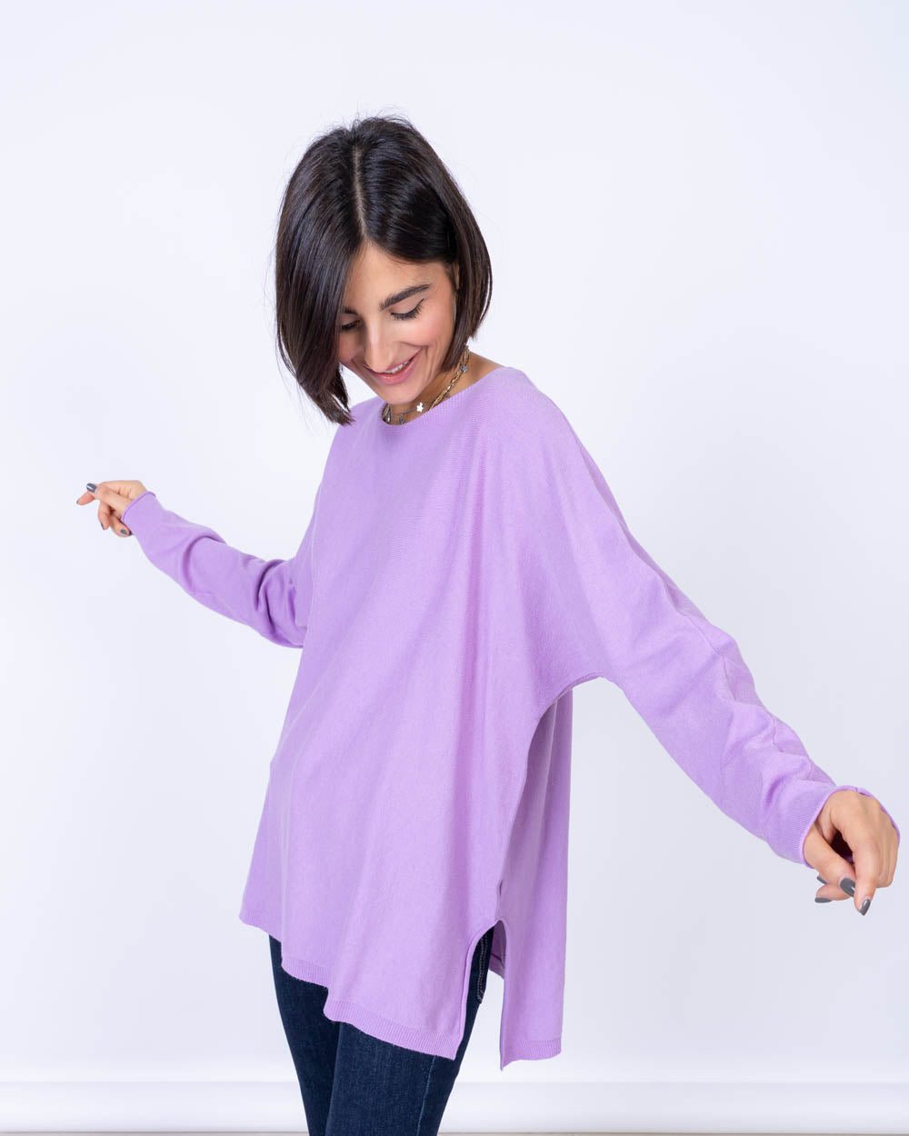 MAGLIONE MALVA LILLA