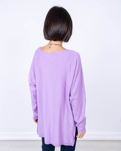 MAGLIONE MALVA LILLA