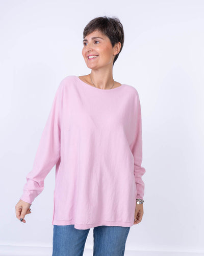 MAGLIONE MALVA ROSA