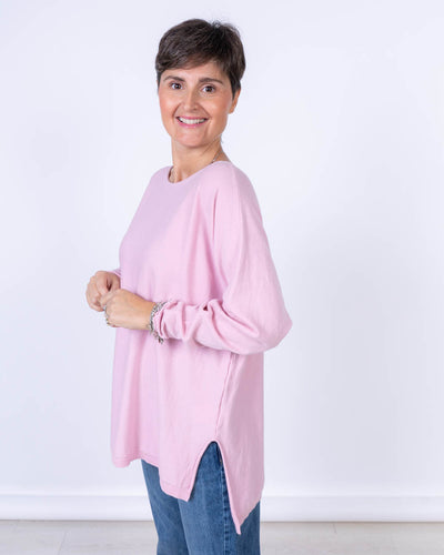 MAGLIONE MALVA ROSA