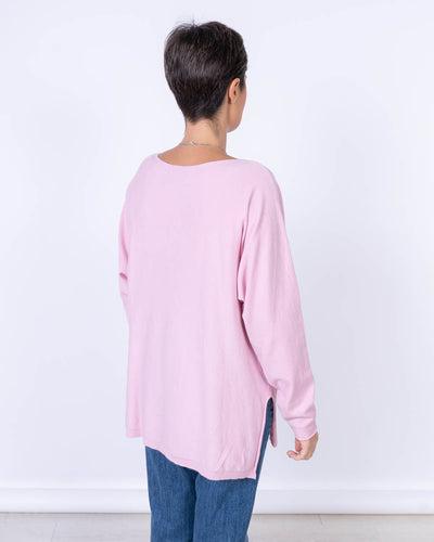 MAGLIONE MALVA ROSA
