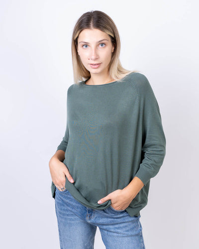 MAGLIONE NELLIE VERDE MILITARE