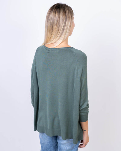MAGLIONE NELLIE VERDE MILITARE