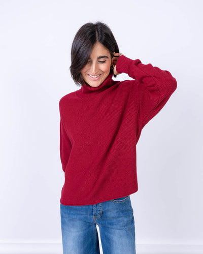 MAGLIONE PEPE BORDEAUX