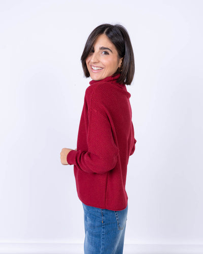 MAGLIONE PEPE BORDEAUX