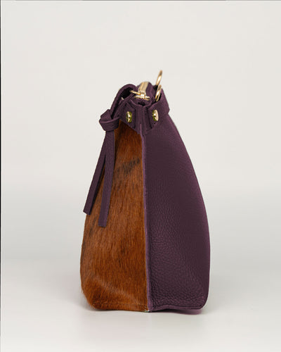 BORSA MINI SOFY RAINBOW BORDEAUX