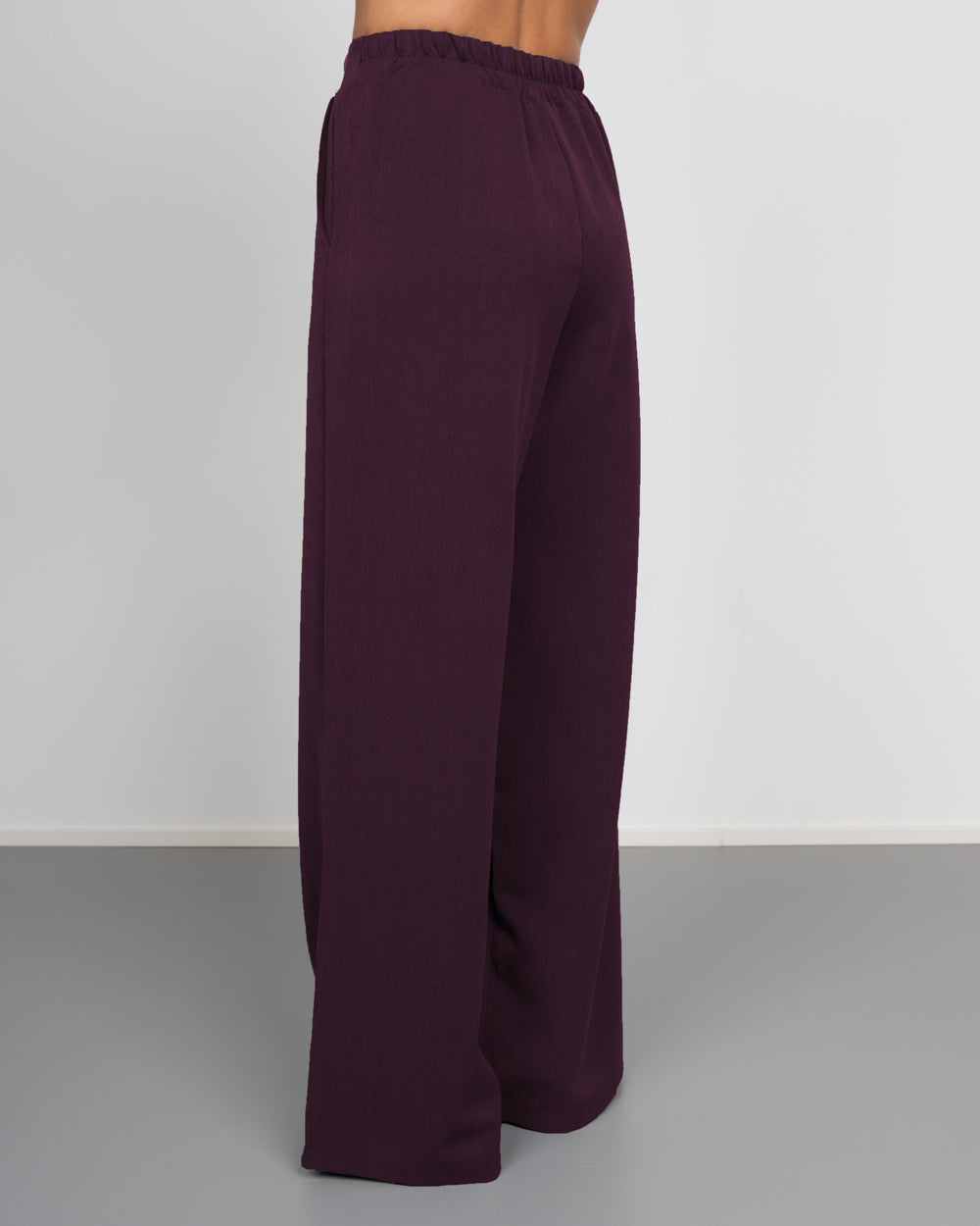 TAILLEUR BOX PALAZZO BORDEAUX