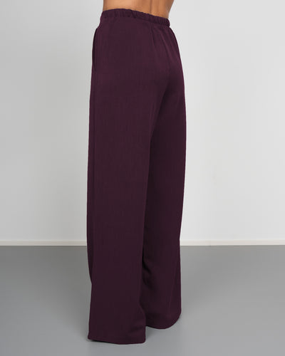 TAILLEUR BOX PALAZZO BORDEAUX