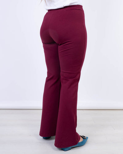 PANTALONE CHIC BORDEAUX