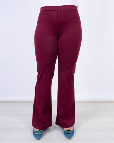 PANTALONE CHIC BORDEAUX