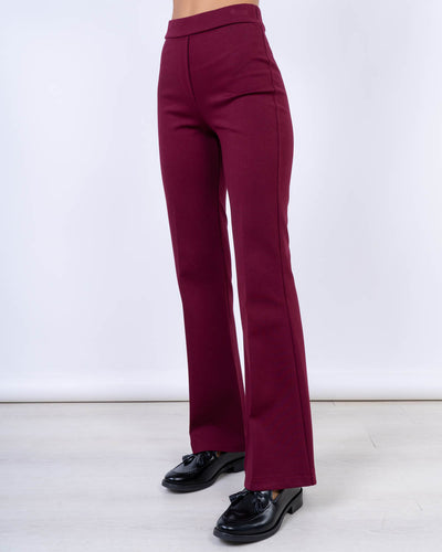 PANTALONE CHIC BORDEAUX