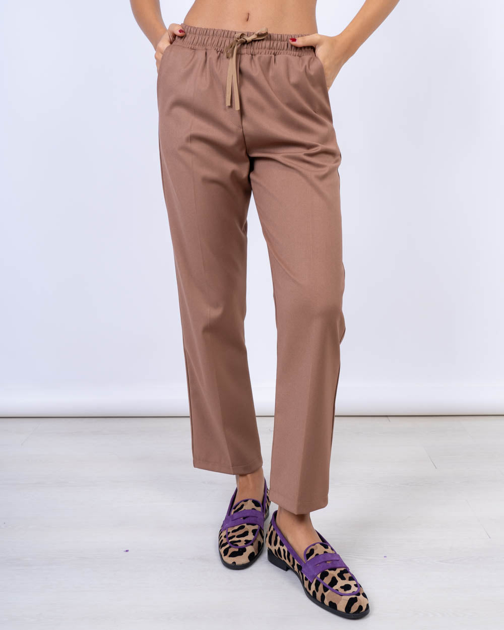 PANTALONE JOGGER CAMMELLO
