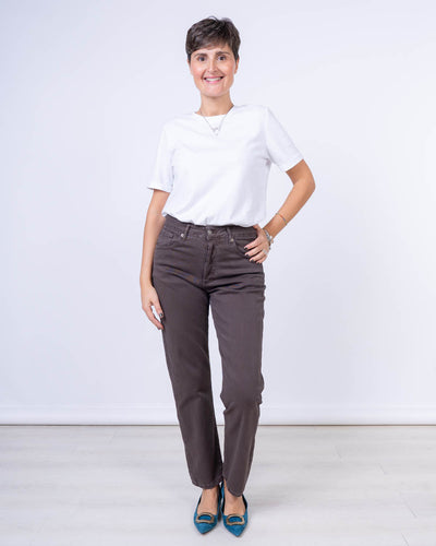 PANTALONE PLUTONE CIOCCOLATO