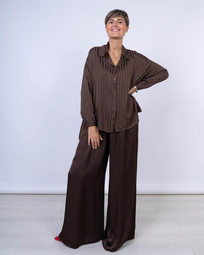 PANTALONE QUADRIFOGLIO CIOCCOLATO