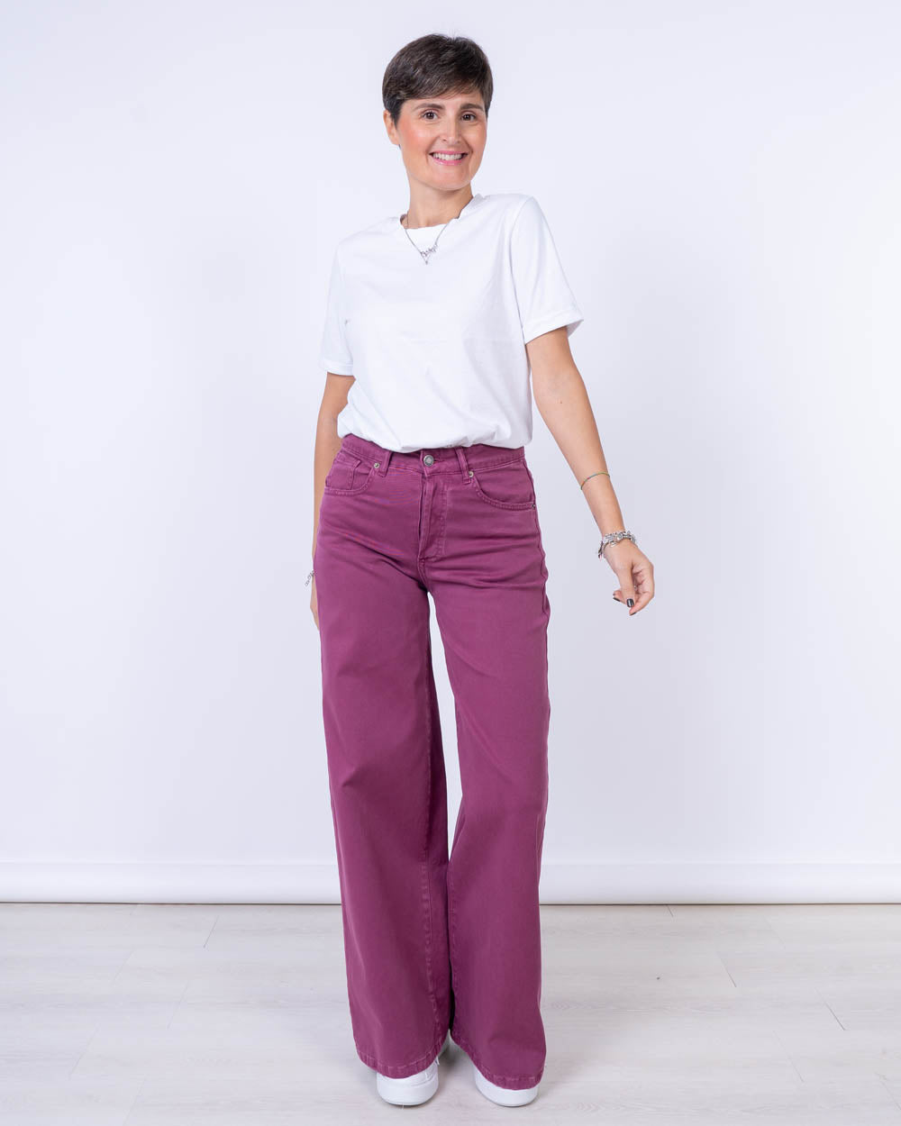 PANTALONE SATURNO BORDEAUX