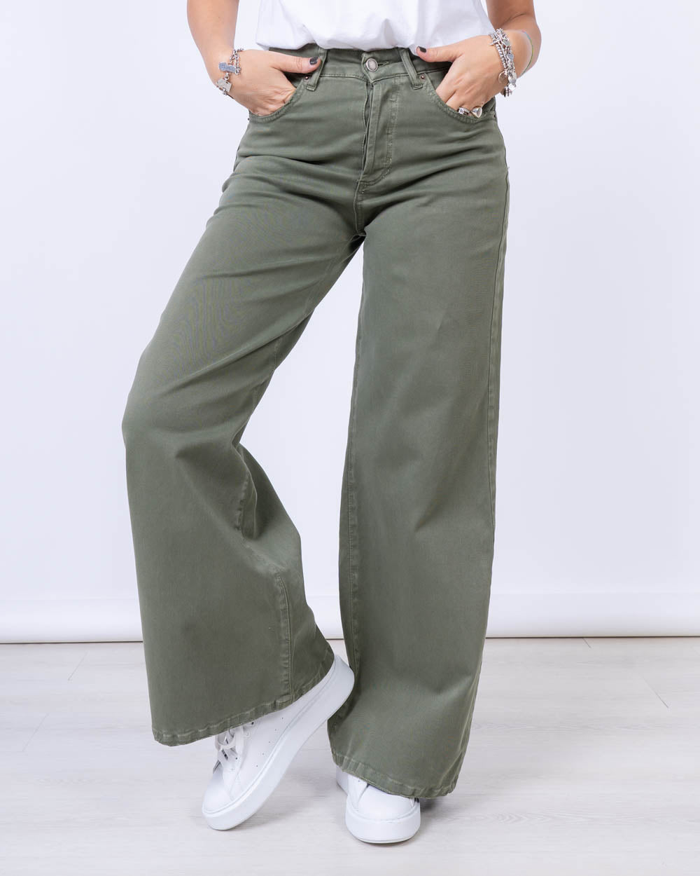 PANTALONE SATURNO VERDE MILITARE