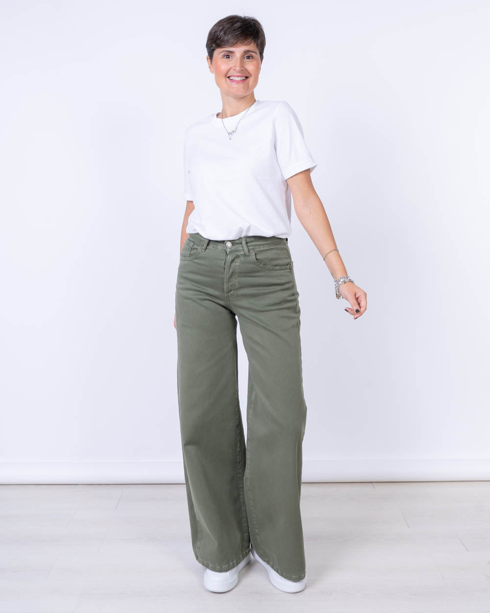 PANTALONE SATURNO VERDE MILITARE