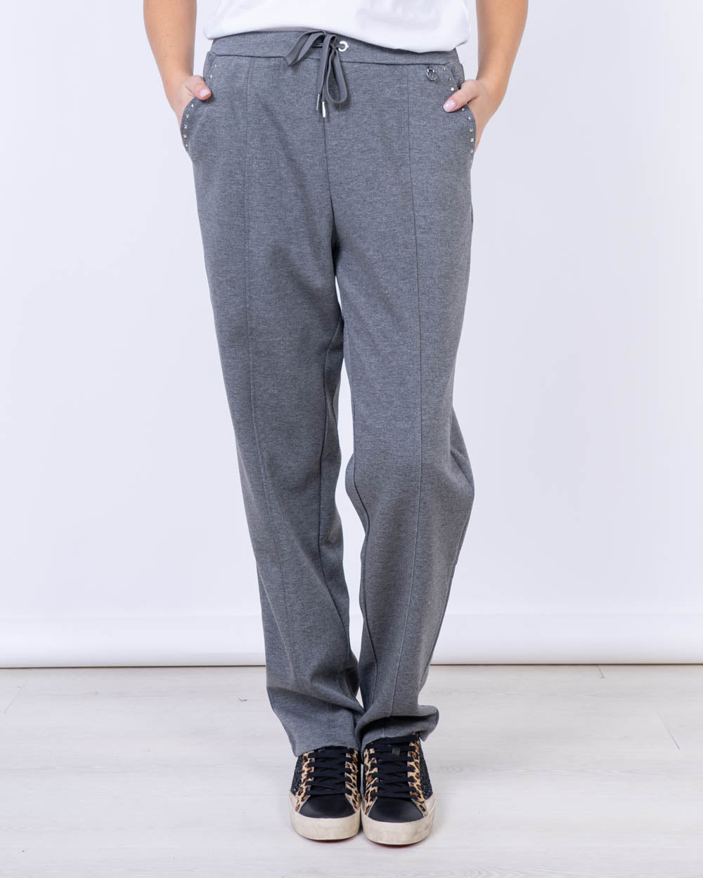 PANTALONE MANDORLA GRIGIO