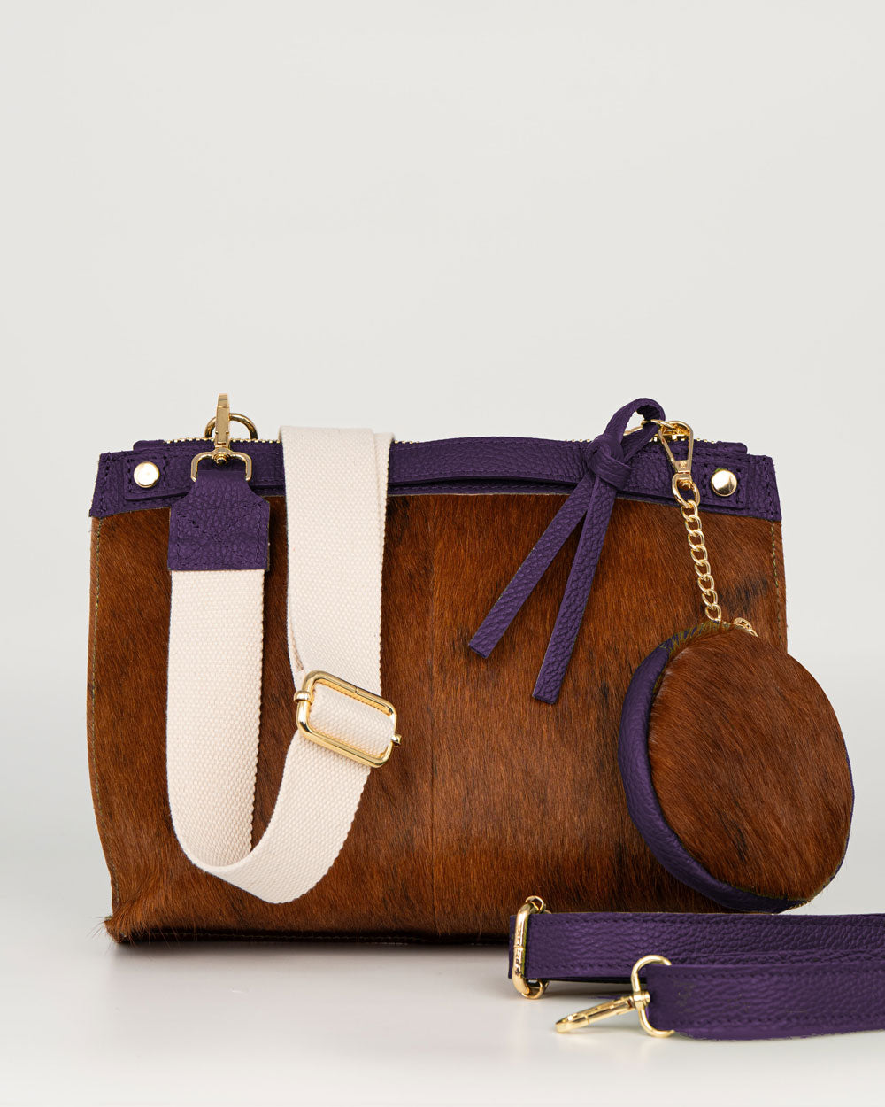 BORSA MINI SOFY RAINBOW VIOLA