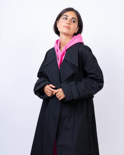 TRENCH SIMPATICO NERO