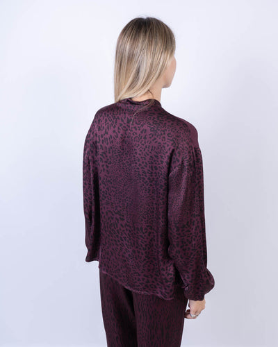 CAMICIA GIGLIO BORDEAUX