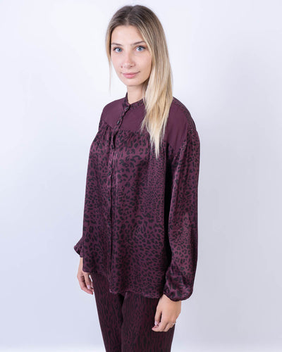 CAMICIA GIGLIO BORDEAUX