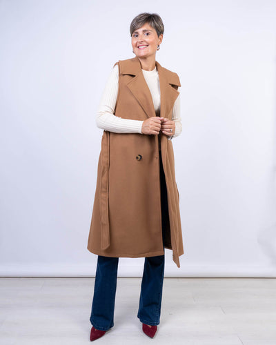GILET VICTORIA CAMMELLO