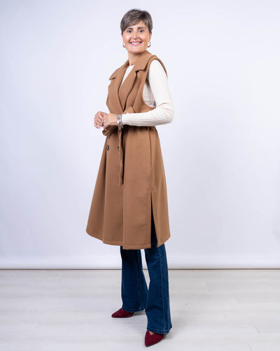 GILET VICTORIA CAMMELLO