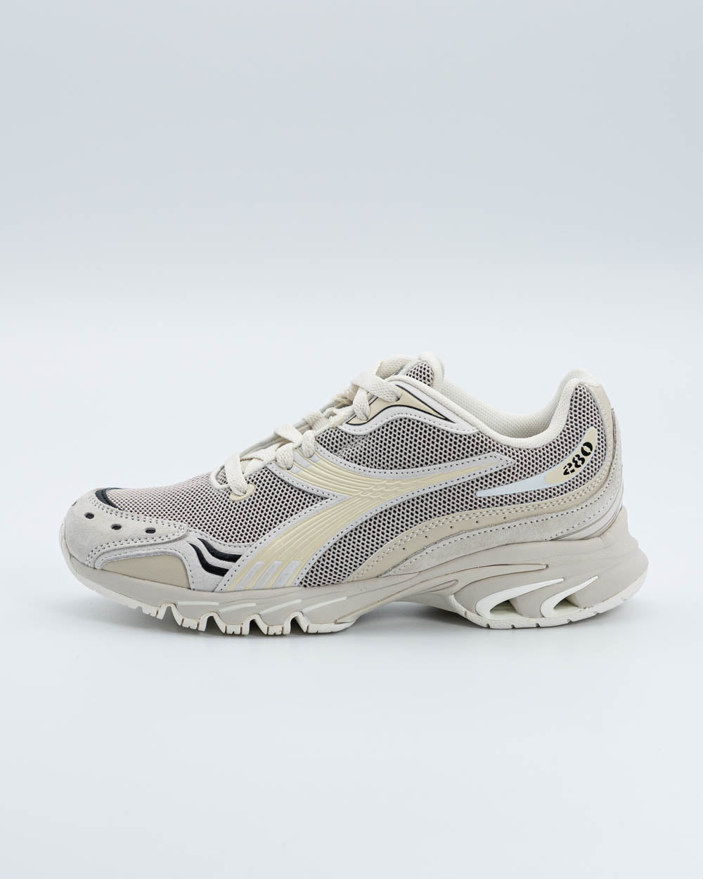 SNEAKER BEACH BEIGE/GRIGIO ARGENTO