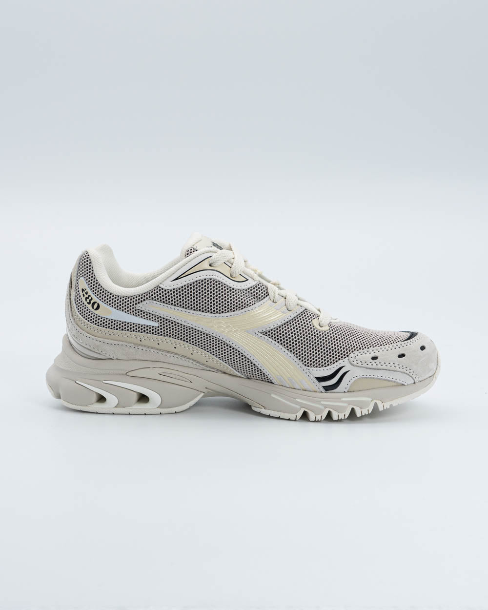 SNEAKER BEACH BEIGE/GRIGIO ARGENTO